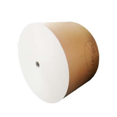 280+18GSM Single Sided PE Coated Paper In Roll High Quality Paper Cup Raw Material Bamboo Paper Roll